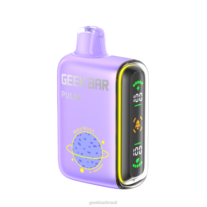 Geek Bar Sabores | Geek Bar Pulse vaporizador descartável de 15k 26B254 meta lua