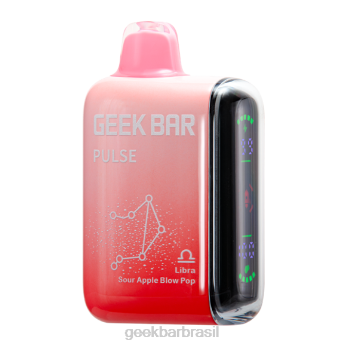 Vaporizador Geek Bar | Geek Bar Pulse 50mg 26B26 pop de maçã azeda