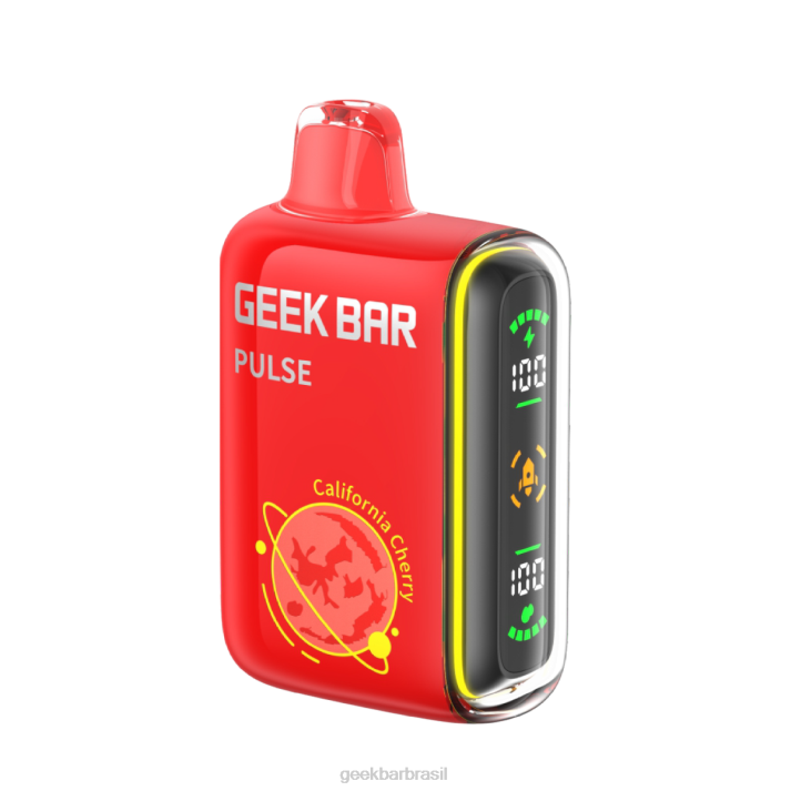 Vaporizador Geek Bar | Geek Bar Pulse vaporizador descartável de 15k 26B246 cereja da Califórnia