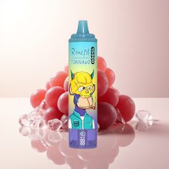 RandM Fumot Tornado 15000 Grape Ice Uva Gelo com 25ml e Tela LCD