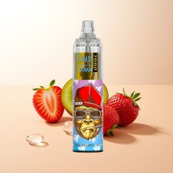 RandM Fumot Tornado 7000 Morango Kiwi Tipo-C Bobinado em Malha