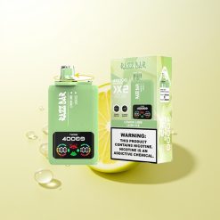 Razz Bar 40000 Limão Lima - Gelo Luxuoso Tela de Energia 1.0Ohm 2 Bobina em Malha