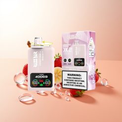 Razz Bar 40000 Morango Banana - Red Bull Gelo com Tela de Potência e Bobina em Malha Dupla