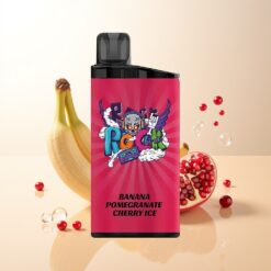 IGET Bar 3500 Banana Romã Cereja Gelo com Bateria 1400 mAh e Bobina Mesh 1.2 Ohm