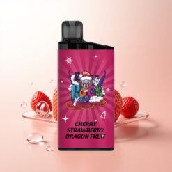 IGET Bar 3500 Cereja Morango Pitaya Dragão com Bateria 1400 mAh e Tamanho 41,3x21,3x94,5mm