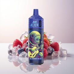 JNR Alien 10000 Mirtilo no Gelo com LED RGB e Carga Rápida Type-C