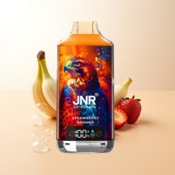 JNR Falcon X 18000 Morango Banana - 24ml Capacidade de Líquido, Tipo-C Carga Rápida