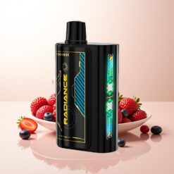 JNR Radiance 31000 Frutas Vermelhas Mistas com Tela Inteligente Animada e Bateria Recarregável 950 mAh