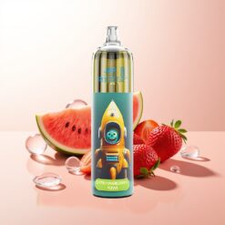 JNR Rocket-X 12400 Morango Melancia Gelo Fluxo de Ar Ajustável RGB 850mAh