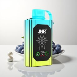 JNR Shisha Hookah Box 20500 Blueberry Mint - Mirtilo Menta | Capacidade da Bateria: 1000mAh | Tipo de Carga: Carregamento Rápido Type-C