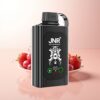 JNR Shisha Hookah Box 20500 Morango Uva - HD Display, Carga Rápida Type-C, Dual Mesh Coil & Dual Core